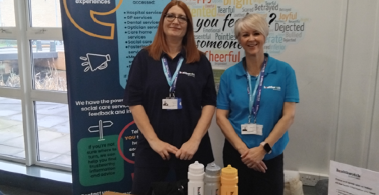 Andrea & Nicola at the stand