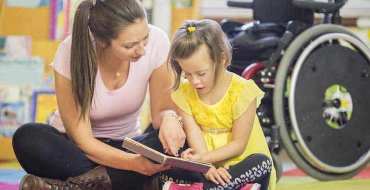 carer with young child