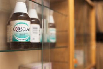 Medicine in a cabinet