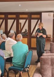 Yorkshire Ambulance Service talking to a group